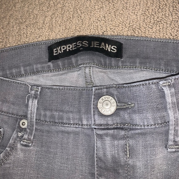 Worn once • Express Mid-rise Ankle Jeggings • 8 - Picture 5 of 7